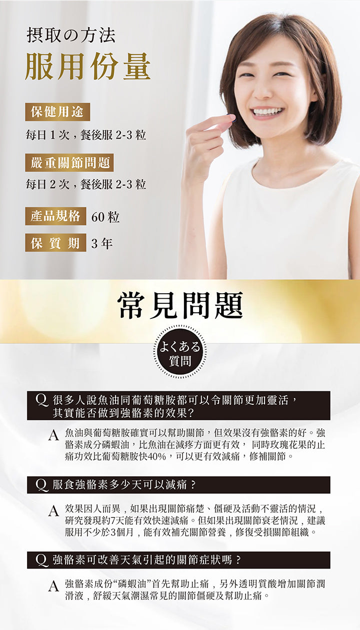 日本命力 - 強骼素 (60粒裝)<$388盒起>