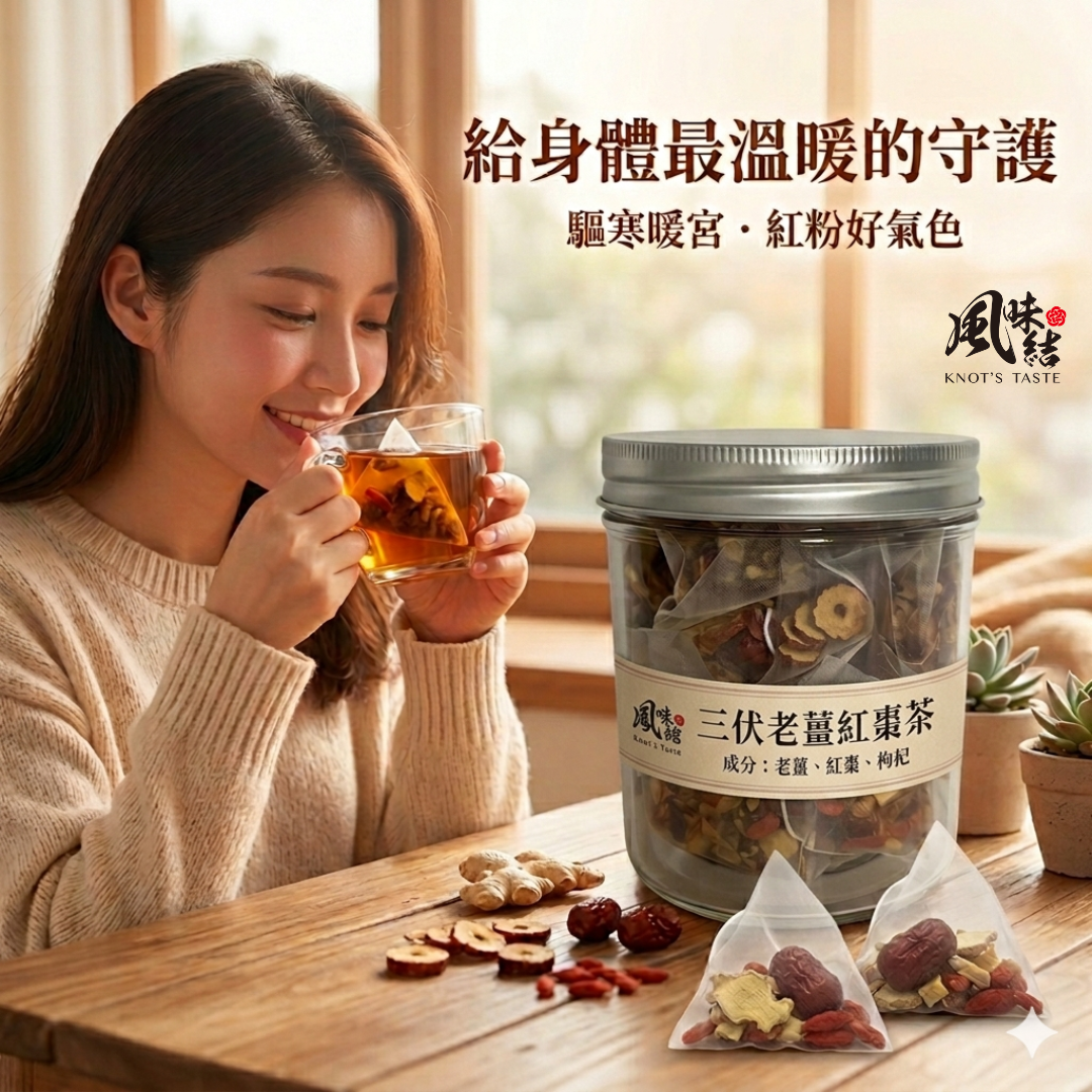 三伏老姜紅棗茶 （15包足料養生罐裝）