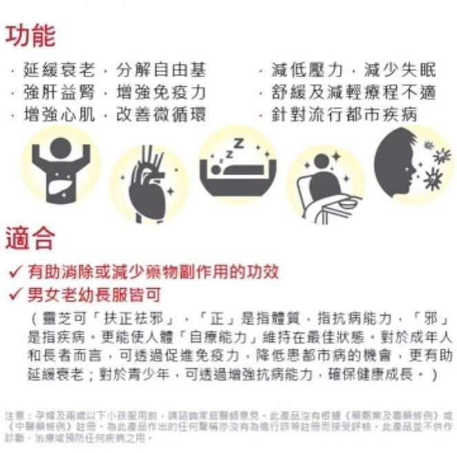 漢立方 -養生靈芝膠囊 (60粒裝) (1/2/4/8盒裝) $249盒起